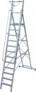 KRAUSE Stabilo drabina z platformą i barierkami 12 stopni + rolki